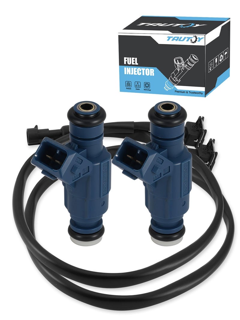 TAUTOY 0280156208 Fuel Injectors Harness 2PCS For 20062010 Polaris Ranger 700 800 20052010 Ranger XP 700 800 20082010 RZR 800 20072009 Sportsman X2 700 8001202863 1253558